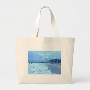 Virginia Beach, Virginia Large Tote Bag