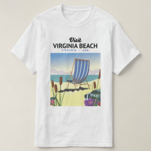 Virginia Beach Virginia USA travel poster T-Shirt