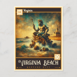 Virginia Beach, Virginia   Vintage Postcard