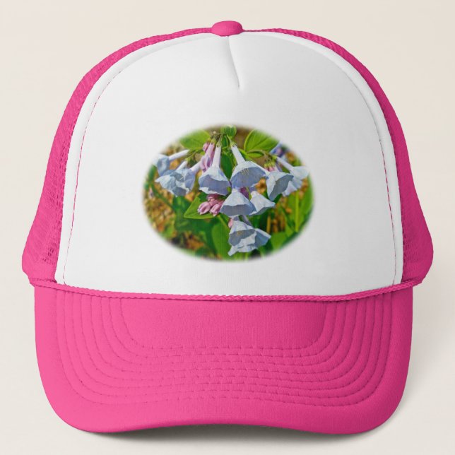 Virginia Bluebells Coordinated Item Trucker Hat (Front)