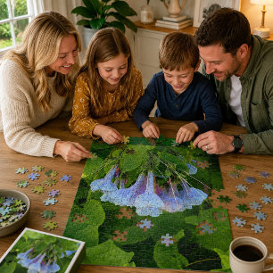 Virginia Bluebells Jigsaw Puzzle