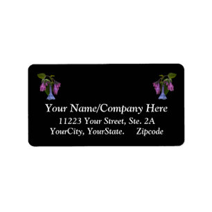Virginia Bluebells Wildflower Label
