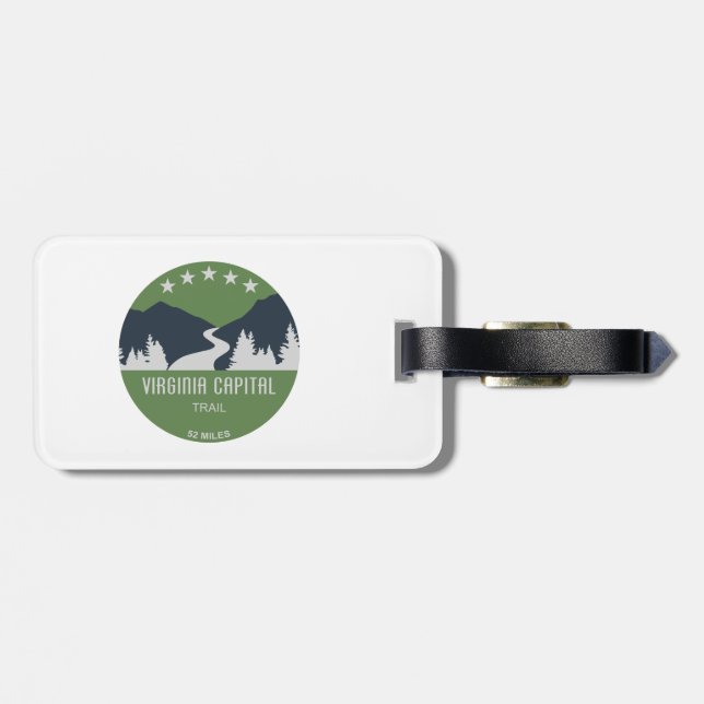 Virginia Capital Trail Luggage Tag (Back Horizontal)