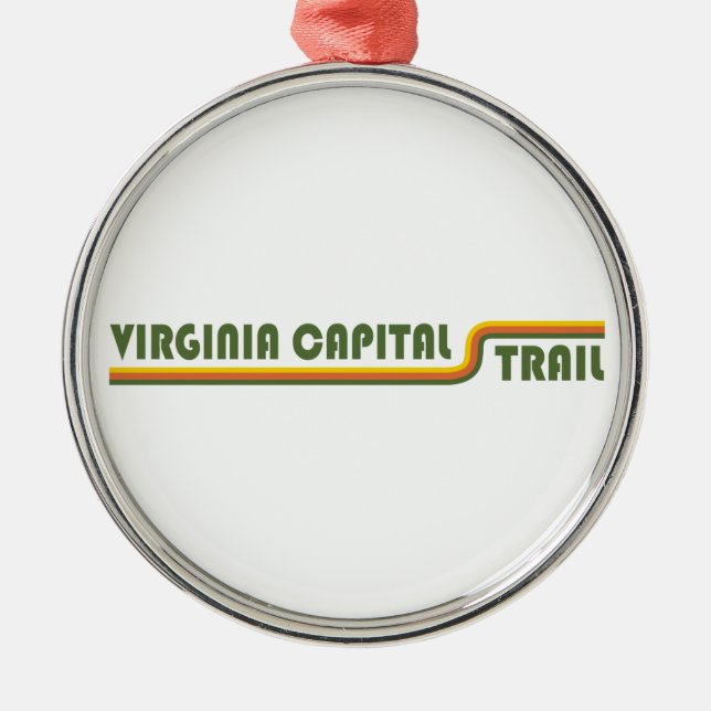 Virginia Capital Trail Metal Ornament (Front)