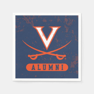 Virginia Cavaliers Alumni Distressed Napkin