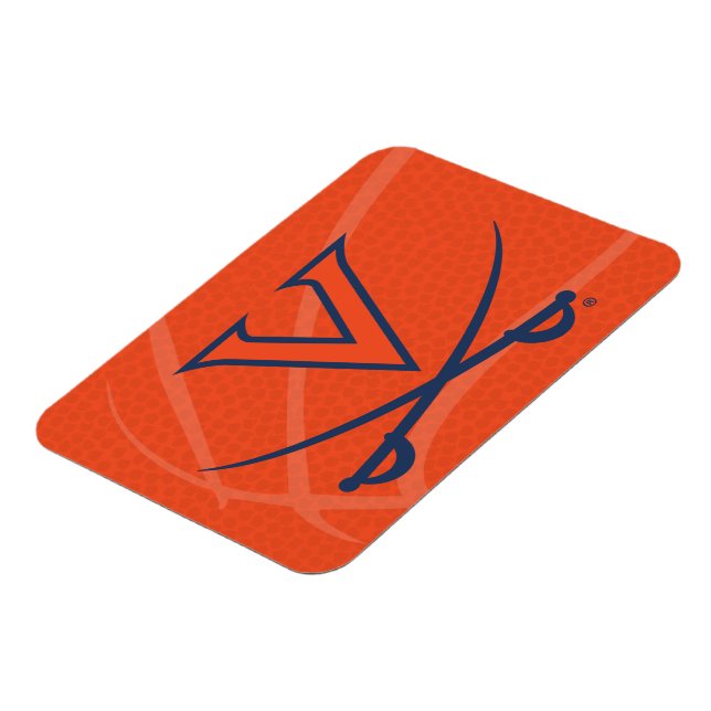 Virginia Cavaliers Basketball Magnet (Left Side)