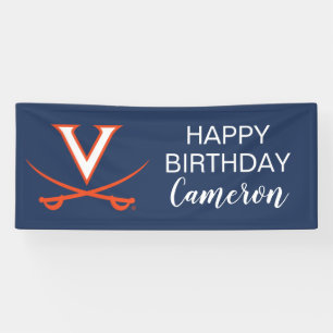 Virginia Cavaliers Birthday Banner