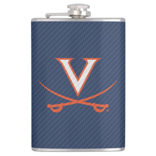 Virginia Cavaliers Carbon Fibre Hip Flask