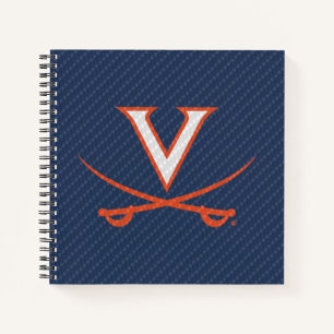 Virginia Cavaliers Carbon Fibre Notebook