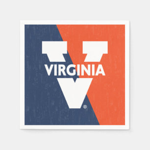 Virginia Cavaliers Colour Block Distressed Napkin