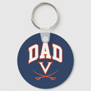 Virginia Cavaliers Dad Key Ring