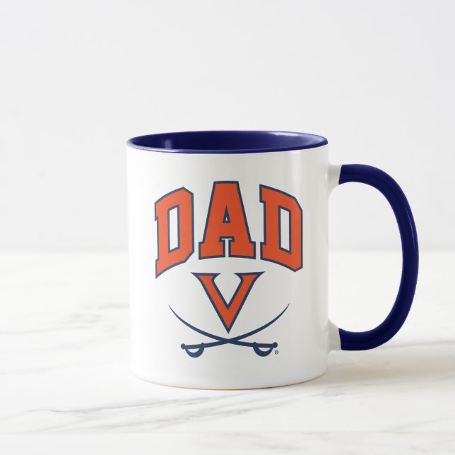 Virginia Cavaliers Dad Mug (Right)
