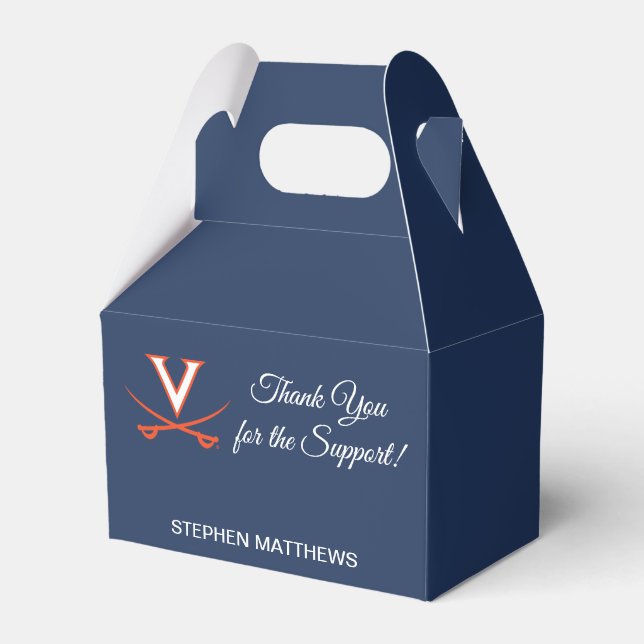 Virginia Cavaliers | Graduation Favour Box (Front Side)