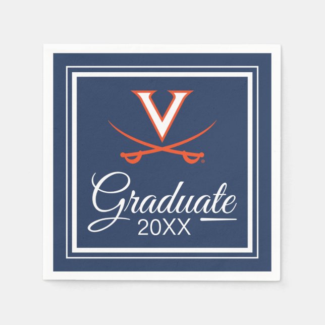 Virginia Cavaliers | Graduation Napkin (Front)
