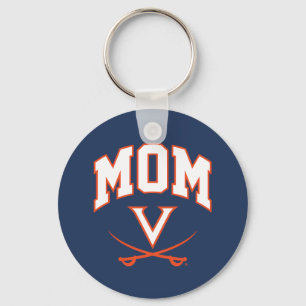 Virginia Cavaliers Mom Key Ring