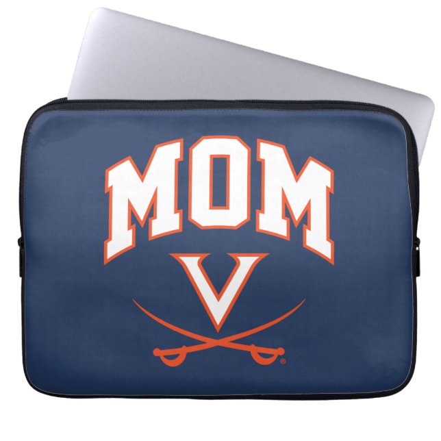 Virginia Cavaliers Mom Laptop Sleeve (Front)