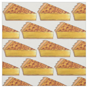 Virginia Chess Pie Southern US Cuisine Dessert Fabric