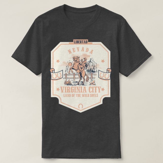Virginia city Nevada wild west town 1 T-Shirt (Design Front)