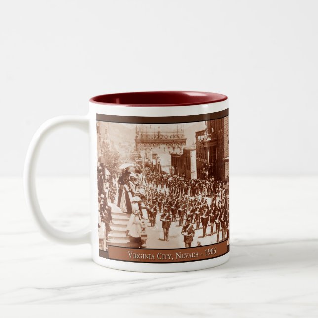 Virginia City Parade Vintage Coffee Mug (Left)