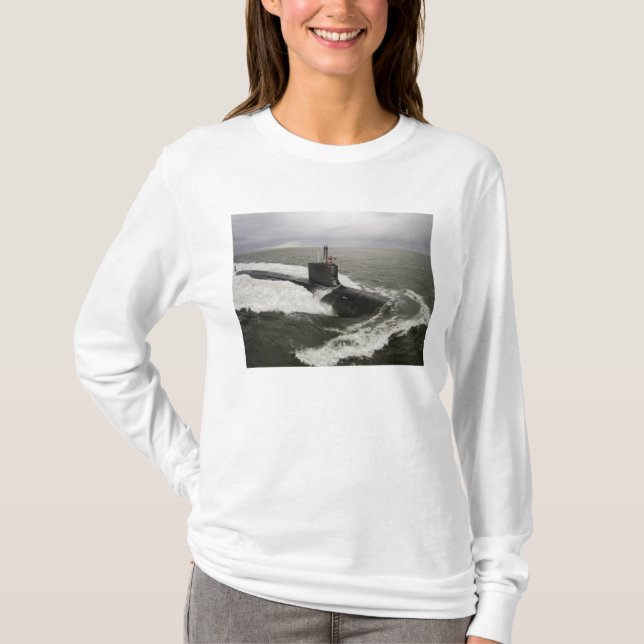 Virginia-class attack submarine T-Shirt (Front)