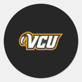 Virginia Commonwealth Rams Left Chest Icon Classic Round Sticker
