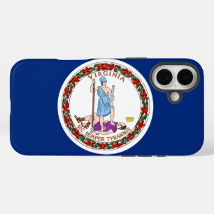 Virginia Commonwealth / State flag iPhone 16 Plus Case