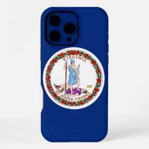 Virginia Commonwealth / State flag iPhone 16 Pro Max Case