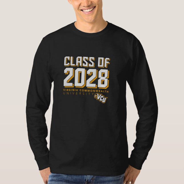 Virginia Commonwealth University VCU Rams Class Of T-Shirt (Front)
