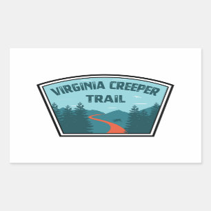 Virginia Creeper Trail Rectangular Sticker