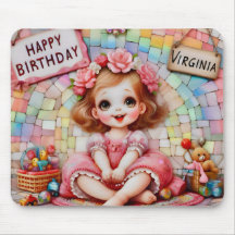 VIRGINIA ~ Cute Young Girl ~ Mousepad