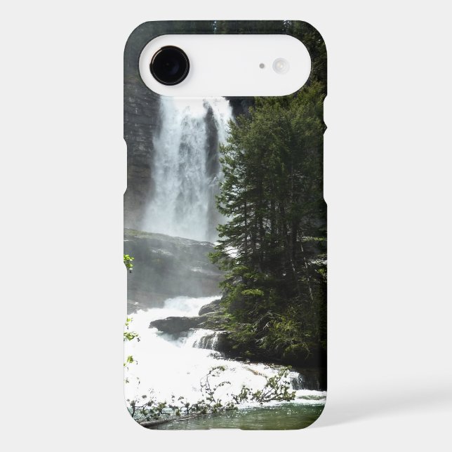 Virginia Falls at Glacier National Park Case-Mate iPhone Case (Back)