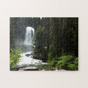 Virginia Falls at Glacier National Park Jigsaw Puzzle