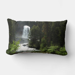 Virginia Falls at Glacier National Park Lumbar Cushion