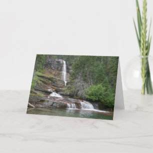 Virginia Falls II at Glacier National Park Card