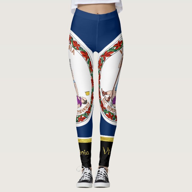 Virginia flag leggings (Front)