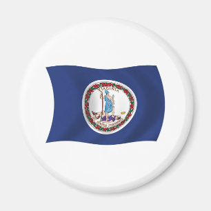 Virginia Flag Magnet