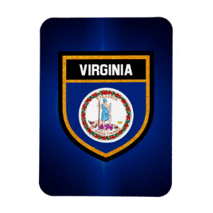 Virginia Flag Magnet