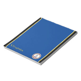 Virginia flag notepad