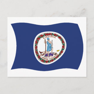 Virginia Flag Postcard