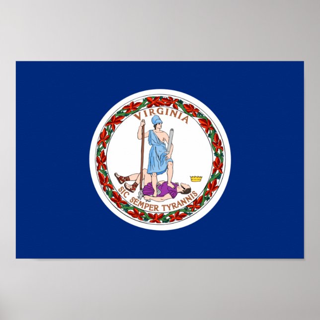 Virginia Flag Poster (Front)