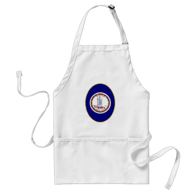 Virginia flag standard apron (Front)
