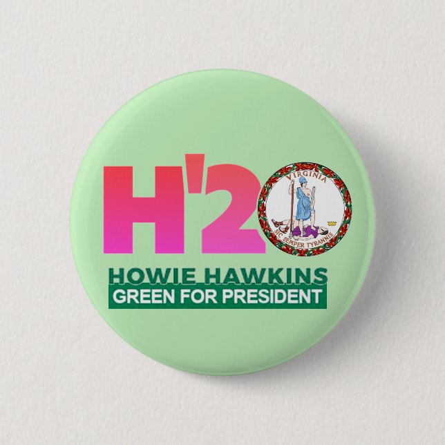 Virginia for Howie 2020 6 Cm Round Badge (Front)