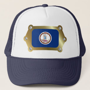 Virginia framed Flag Hat