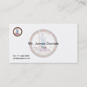 Virginia Great Seal Business Card