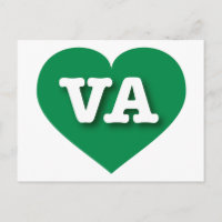 Virginia Green Heart - I love VA