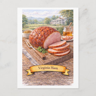 Virginia Ham (American Food Series) Postcard