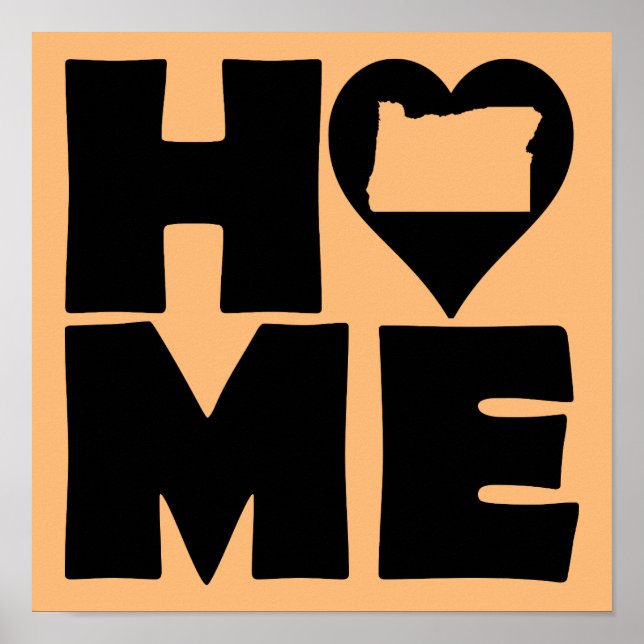 Virginia Home Heart State Poster Sign (Front)