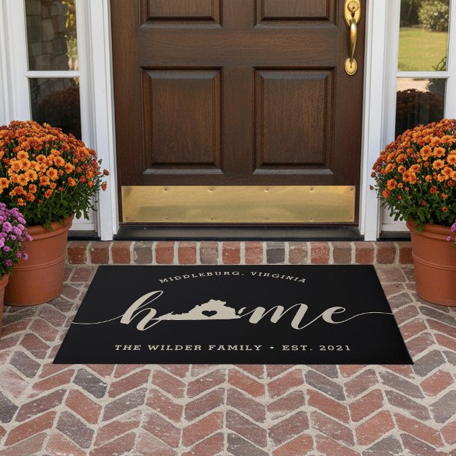 Virginia Home State Personalised Doormat (Creator Uploaded)
