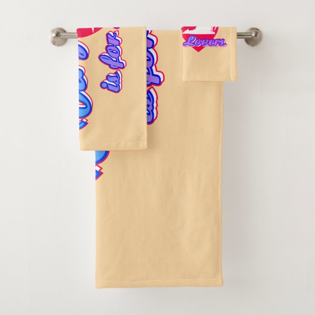 Virginia is for Lovers Bath Towel Set (Insitu)