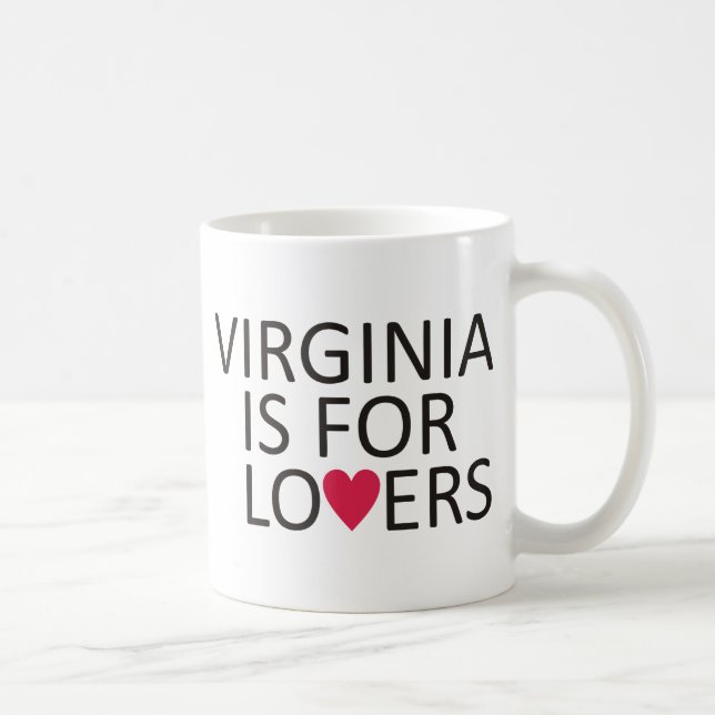 Virginia is for lovers coffee mug (Right)